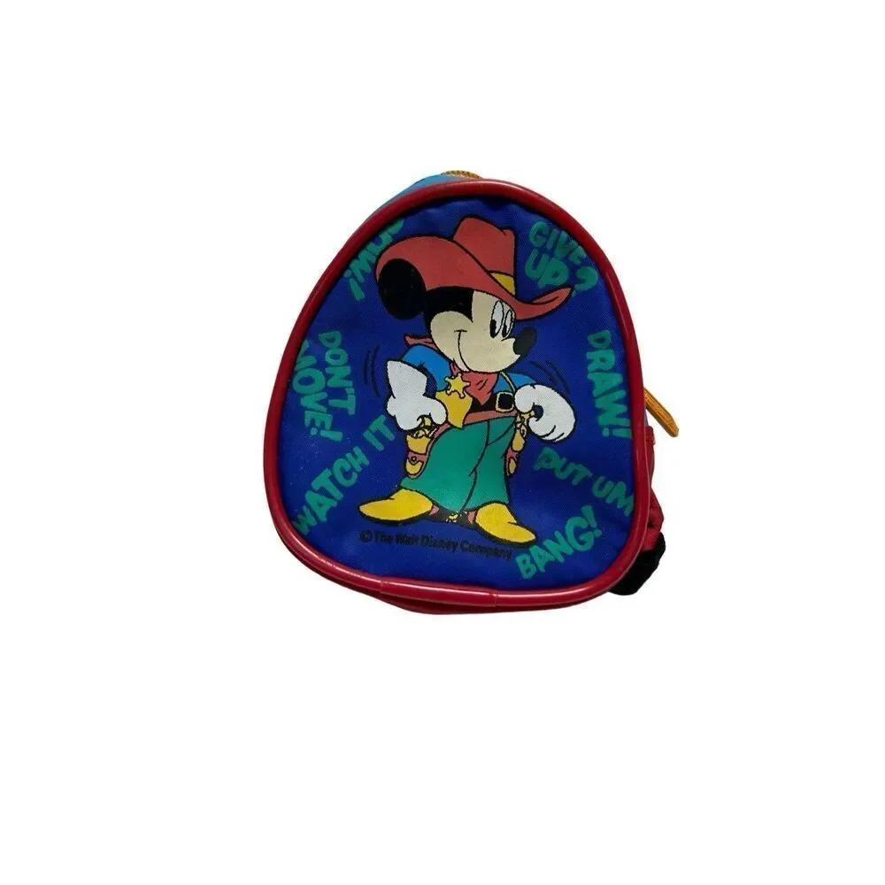 Mickey Mouse Cowboy MINI Backpack Disney Vintage